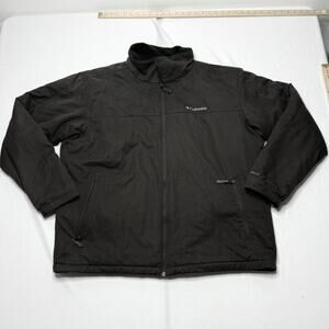 Columbia Omni-Shield Black Full Zip Winter Jacket Men’s XL